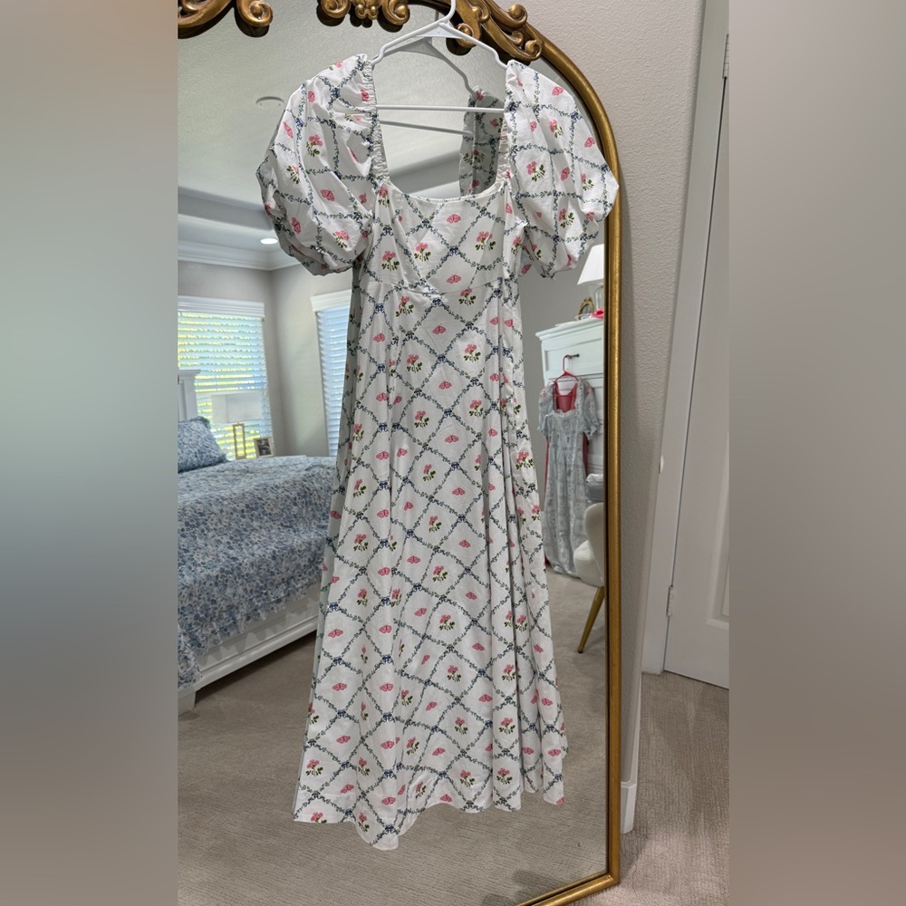Hill house matilda butterfly trellis dress